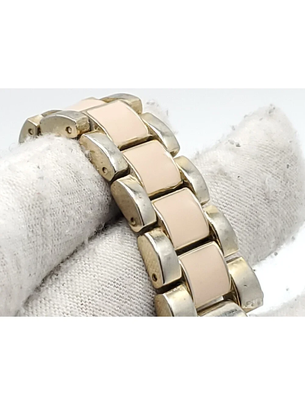 Anne Klein Quartz Womens Watch New Battery Two-Tone 33mm